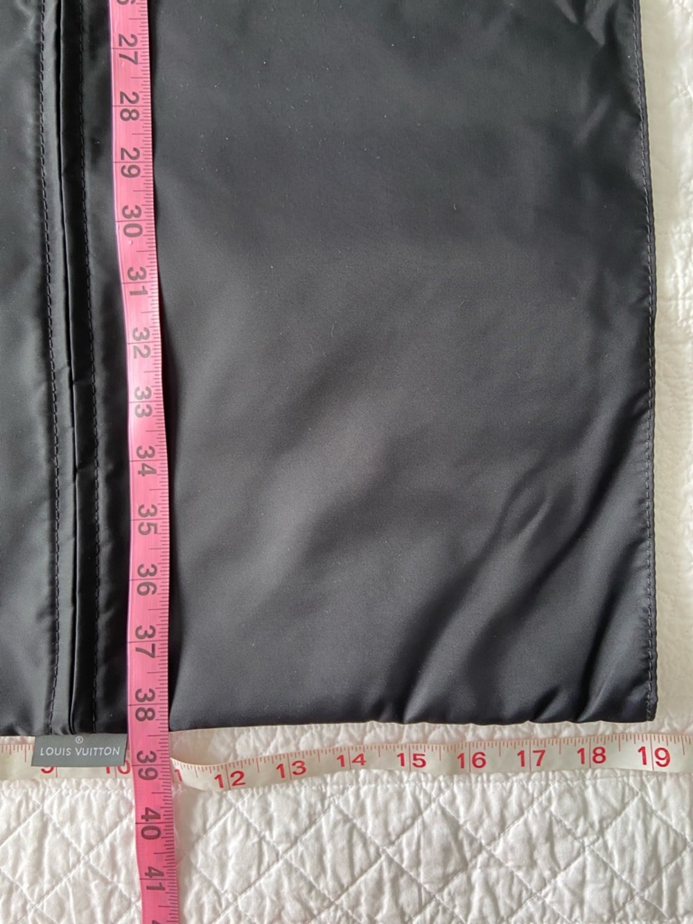 Louis Vuitton Black Garment Bag Cover With Hanger NEW - Picture 10 of 16
